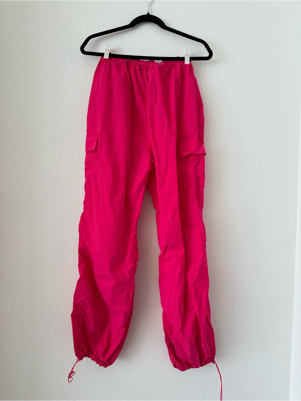Love Tree Hot Pink Cargo Track Pants - Picture 5 of 6